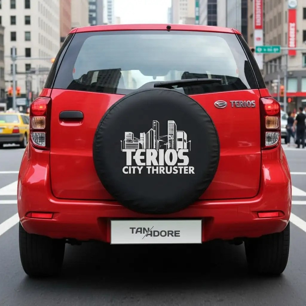 Terios City Thruster Designed Spare Wheel Tire Cover